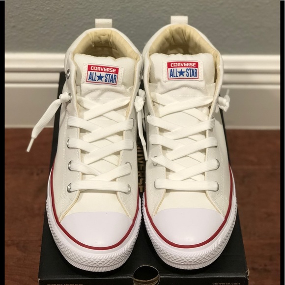 converse ct street mid white